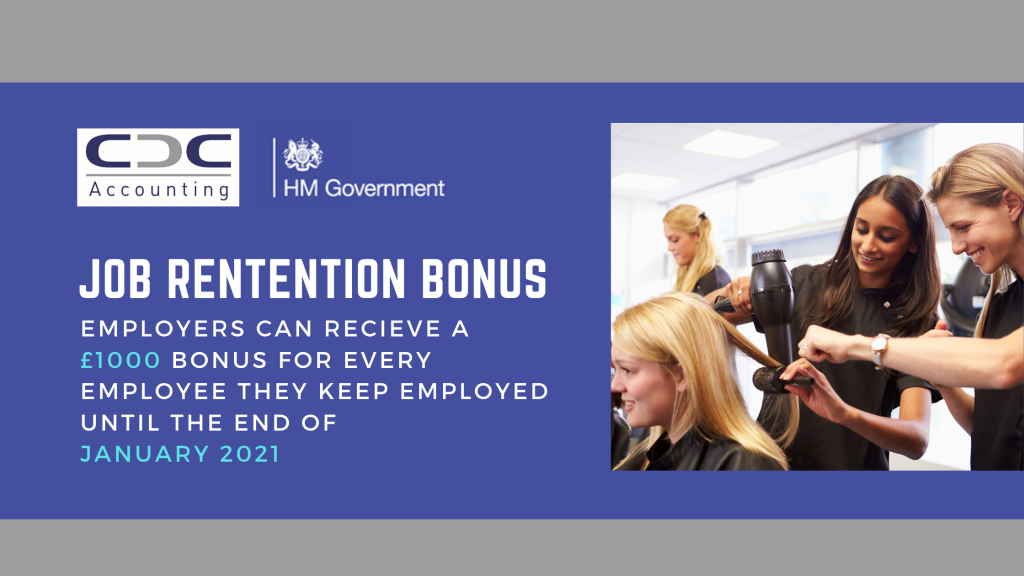 HMRC is rewarding employers with £1000 bonus for retaining staff